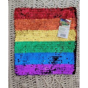 Rainbow Sequin Tube Top Halloween Costume Pride Size S/M